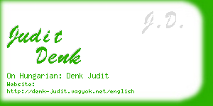 judit denk business card